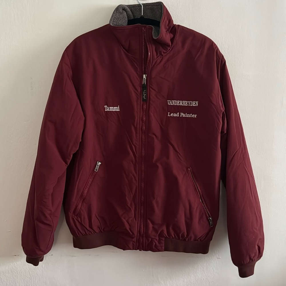 L.L. Bean Burgundy Jacket